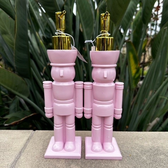 Kassatex | Bath | Pastel Pink Nutcracker Soap And Lotion Dispensers ...